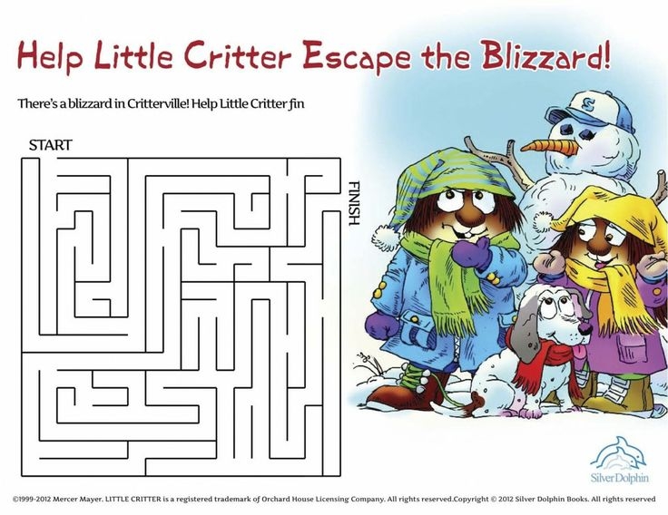 Download Little Critter Printable Activities Little Critter Critter 