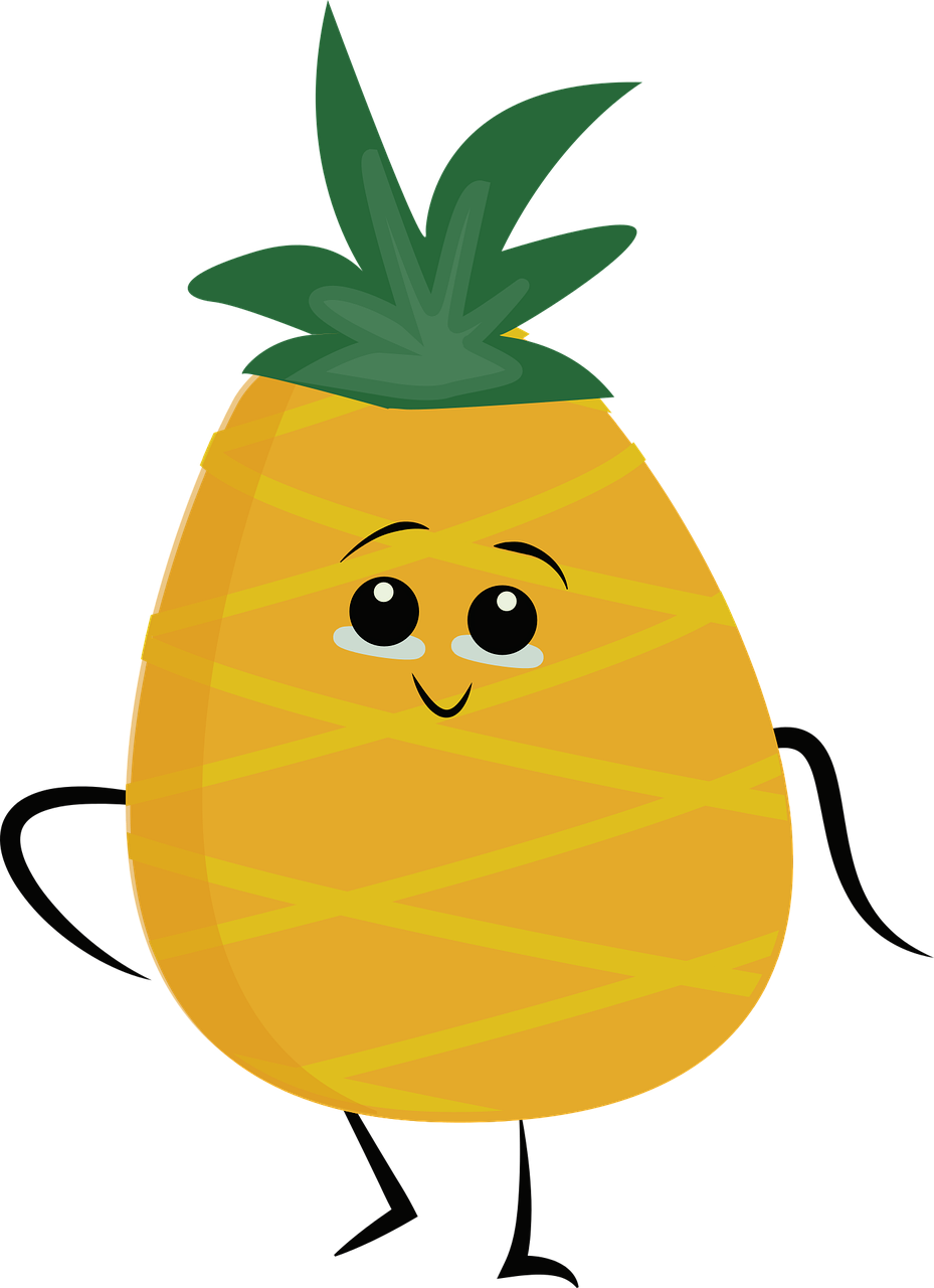 Download Pineapple Fruit Face Royalty Free Vector Graphic Pixabay