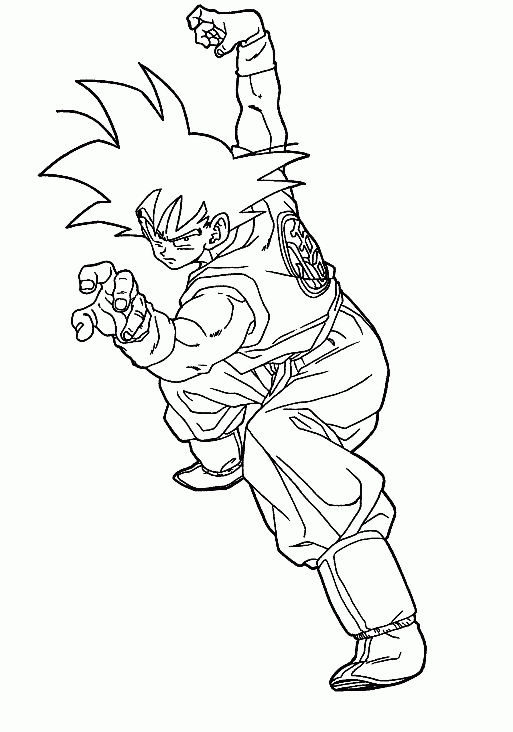 free printable dragon ball z pictures