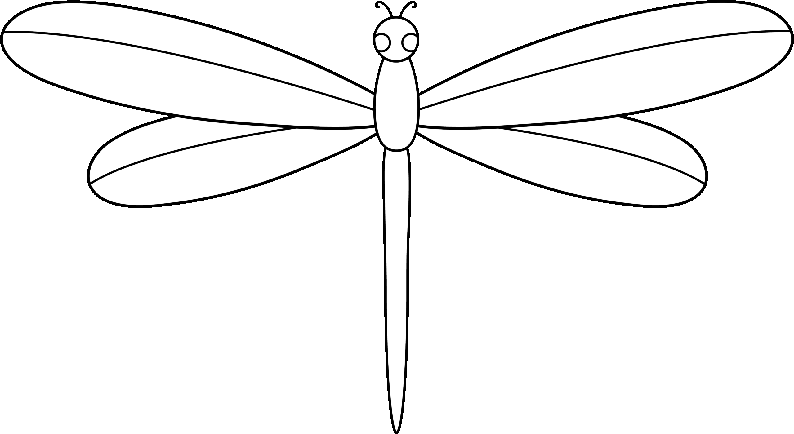 Dragonfly Template Printable