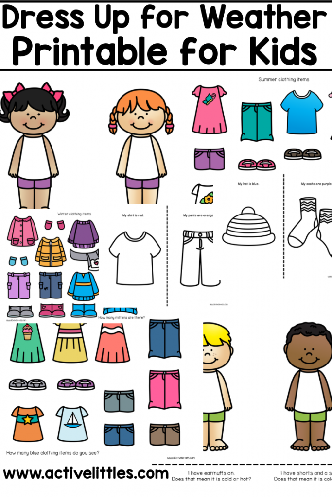 dress up printable activities