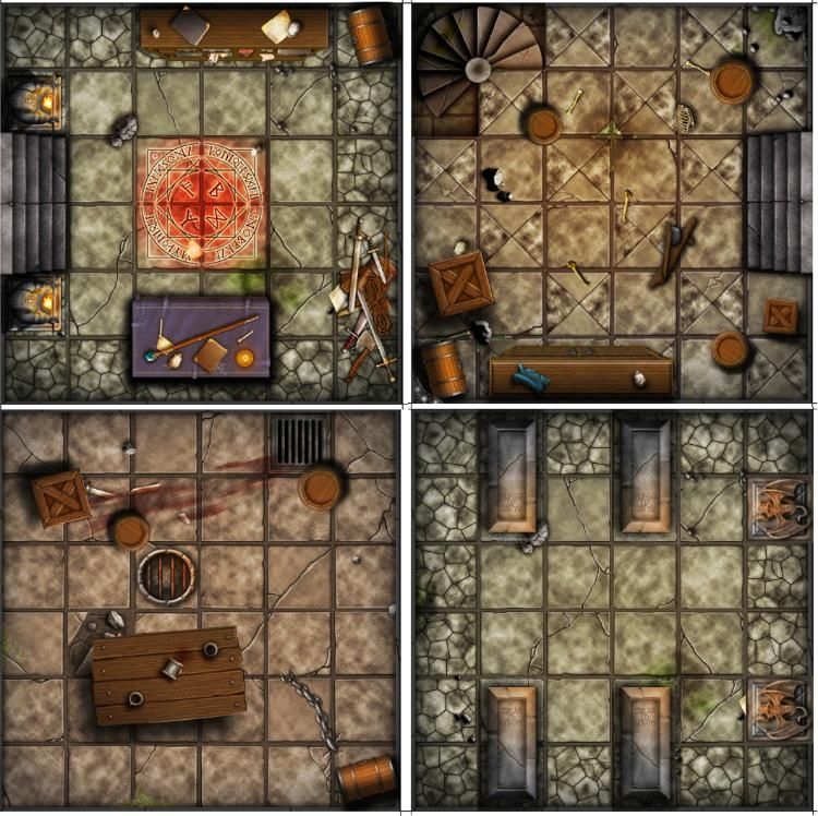 Dungeon Tiles Tabletop Rpg Maps Dungeon Maps