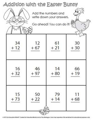 Easter Math Worksheets Fun And Educational Activities For Kids