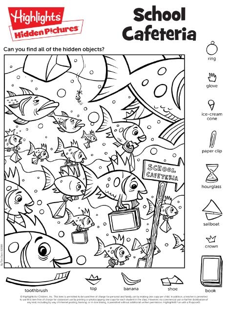 Easy Hidden Pictures Highlights 10 Free PDF Printables Printablee 
