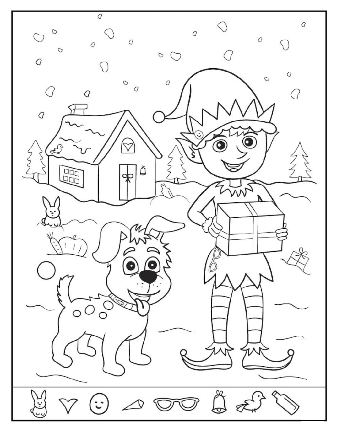 Easy Printable Hidden Pictures Kindergarten Free Printable Templates