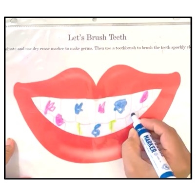 Easy Teeth Brushing Sensory Dental Activity With FREE Printable Zippi 