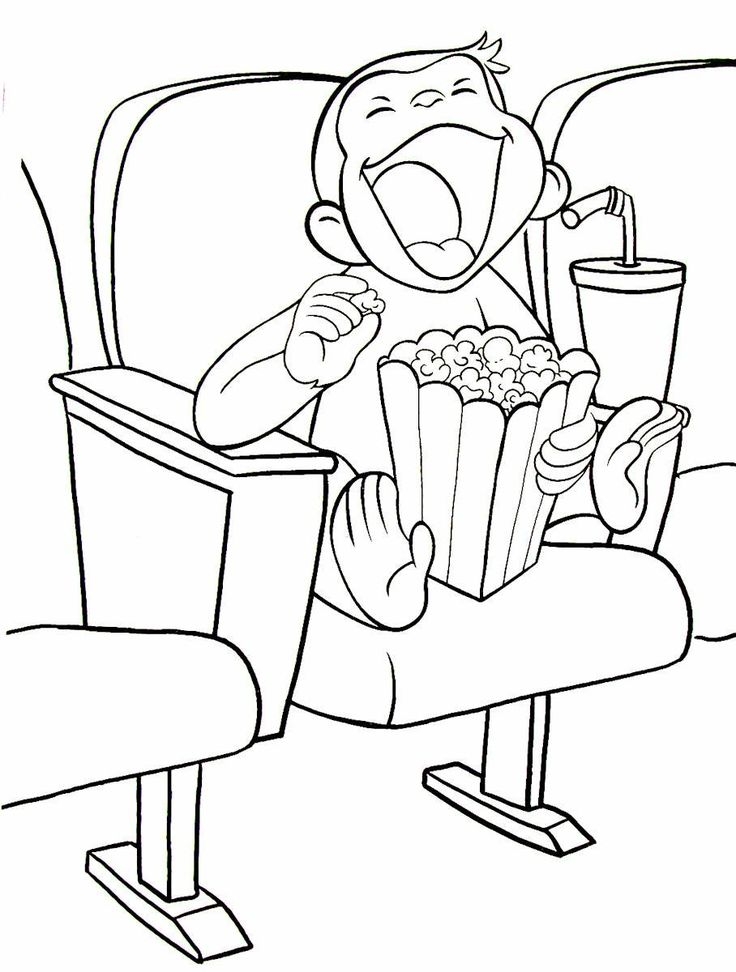 Effortfulg Curious George Printable Coloring Pages