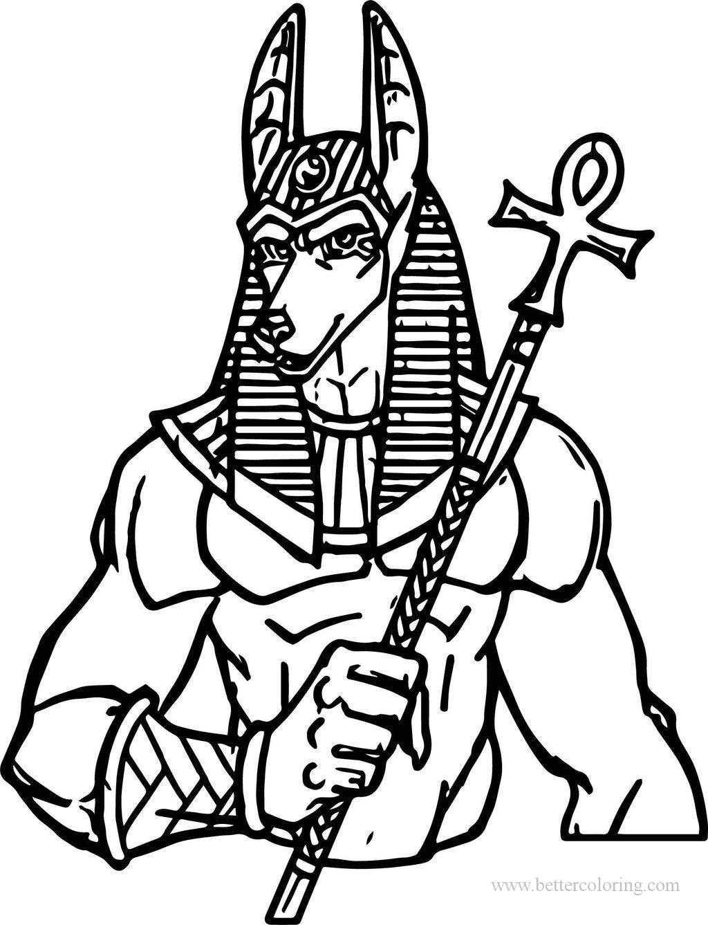 egyptian gods pictures printable