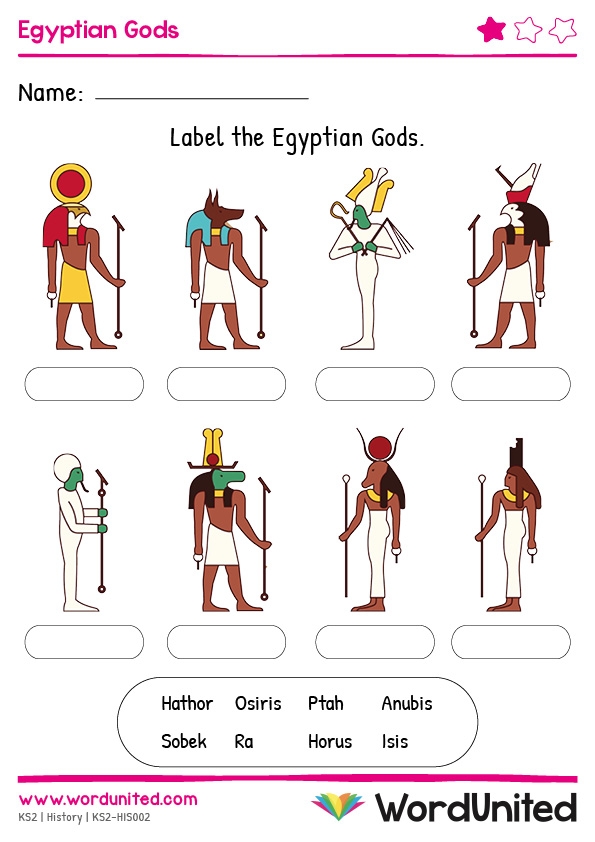 Egyptian Gods WordUnited
