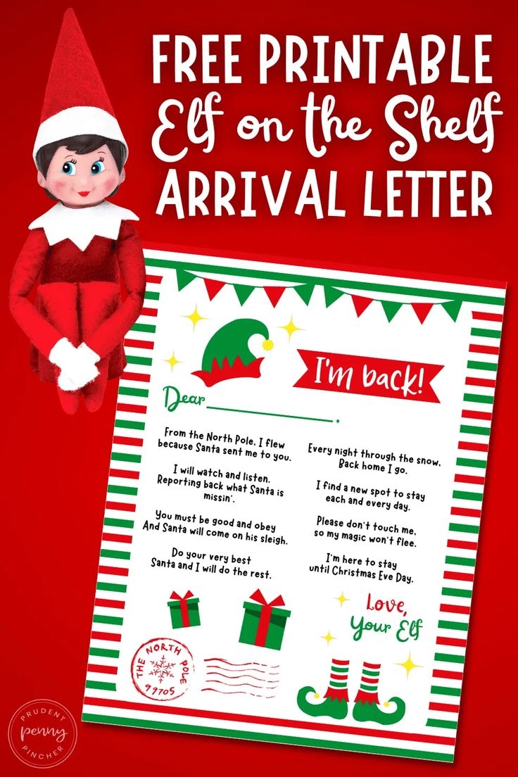 elf on the shelf picture printable