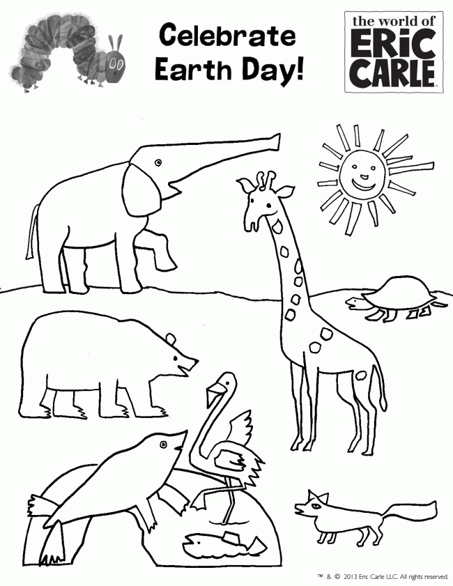 Eric Carle Coloring Pages Printable