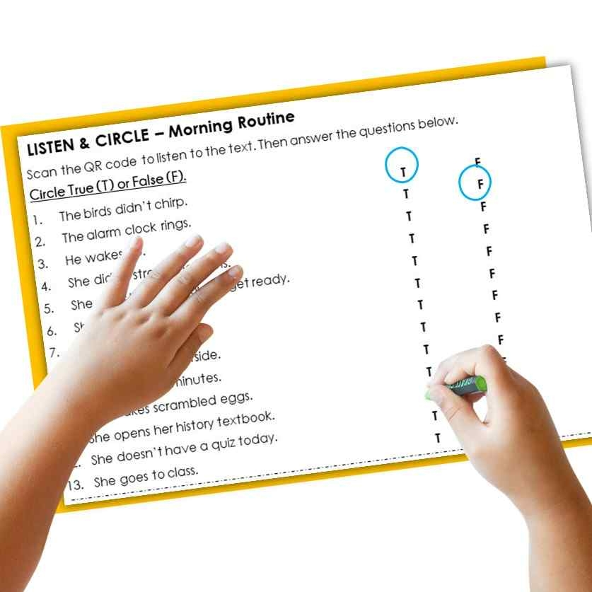 Esl Listening Activities Routines Printable Activitie Vrogue co