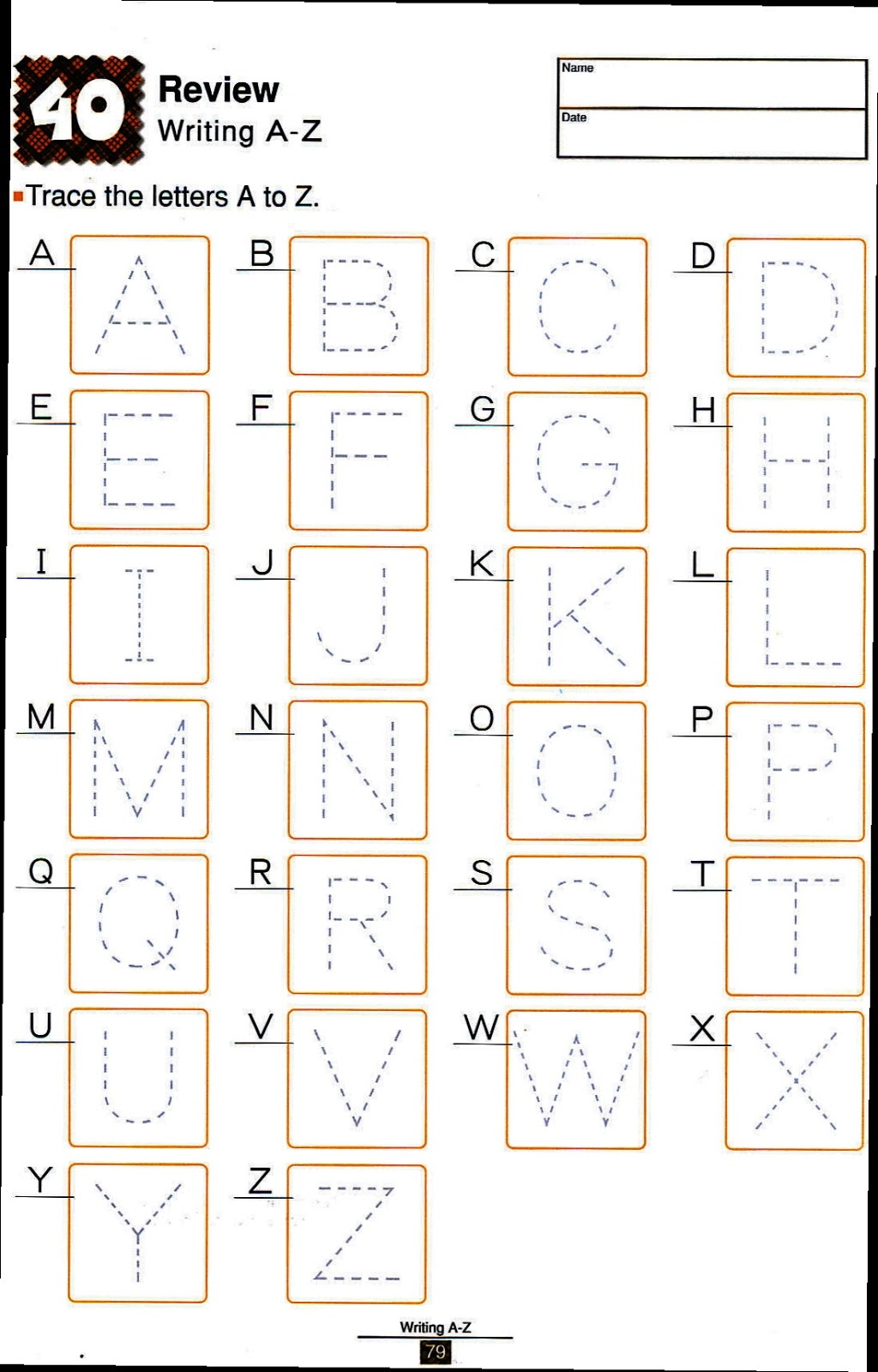 Everything Children Alphabet Activity Sheet Free