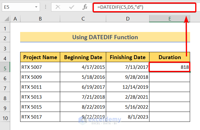 Excel Difference Between Two Dates Hours Printable Forms Free Online