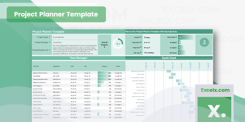 Excel Project Plan Template Excel