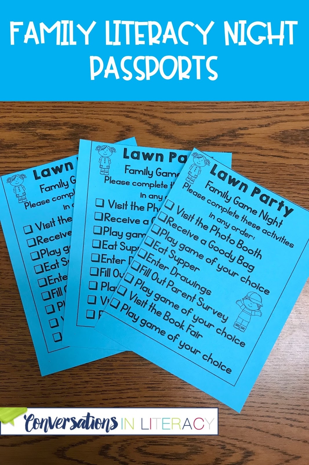 Family Literacy Night Activities It 39 s A Lawn Party Conversations In