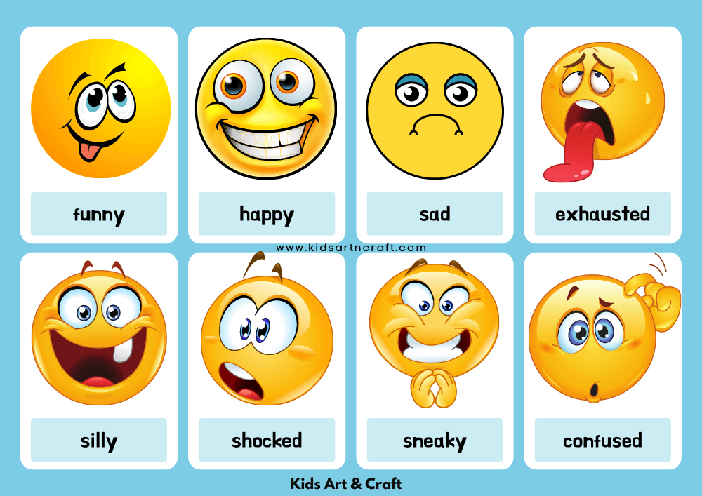 feelings pictures printable