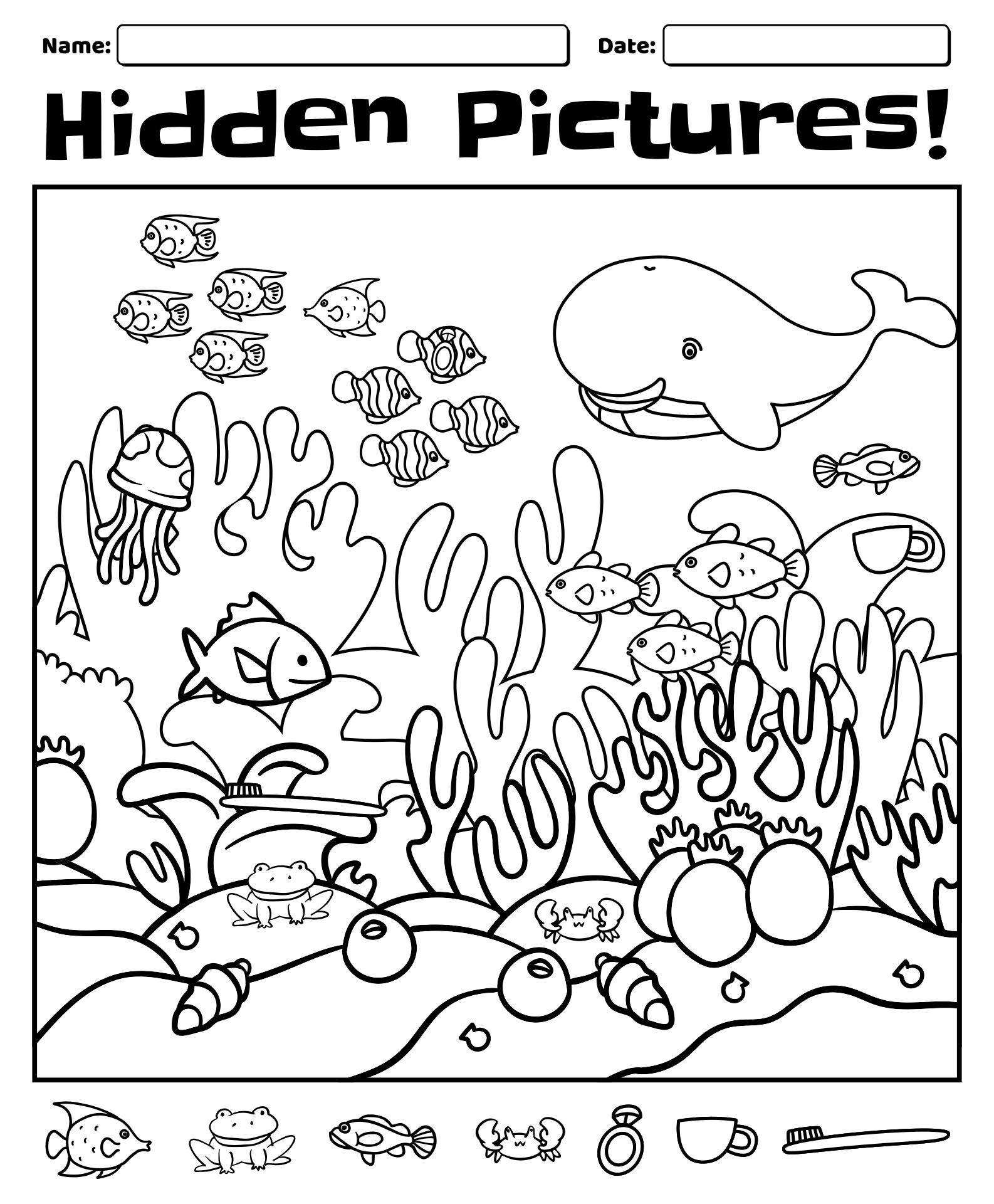 Find Hidden Objects 7 Free PDF Printables Printablee