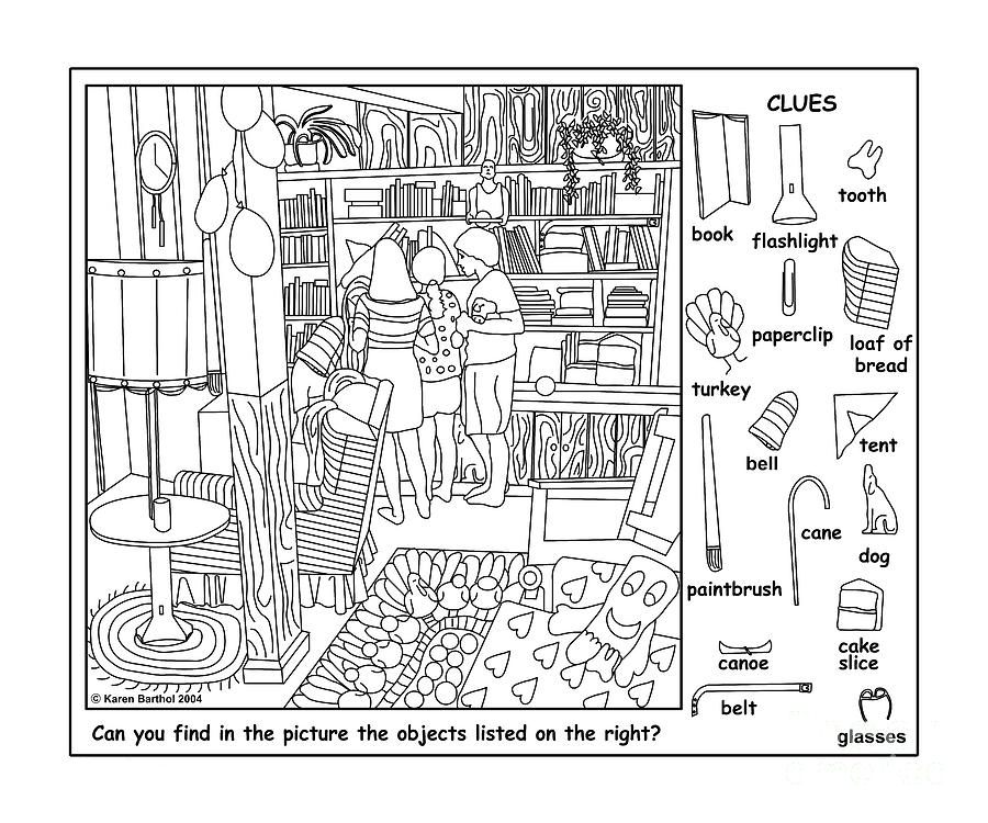 Find Items In Picture Game Free Printable