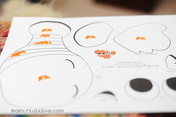finding nemo printable activities