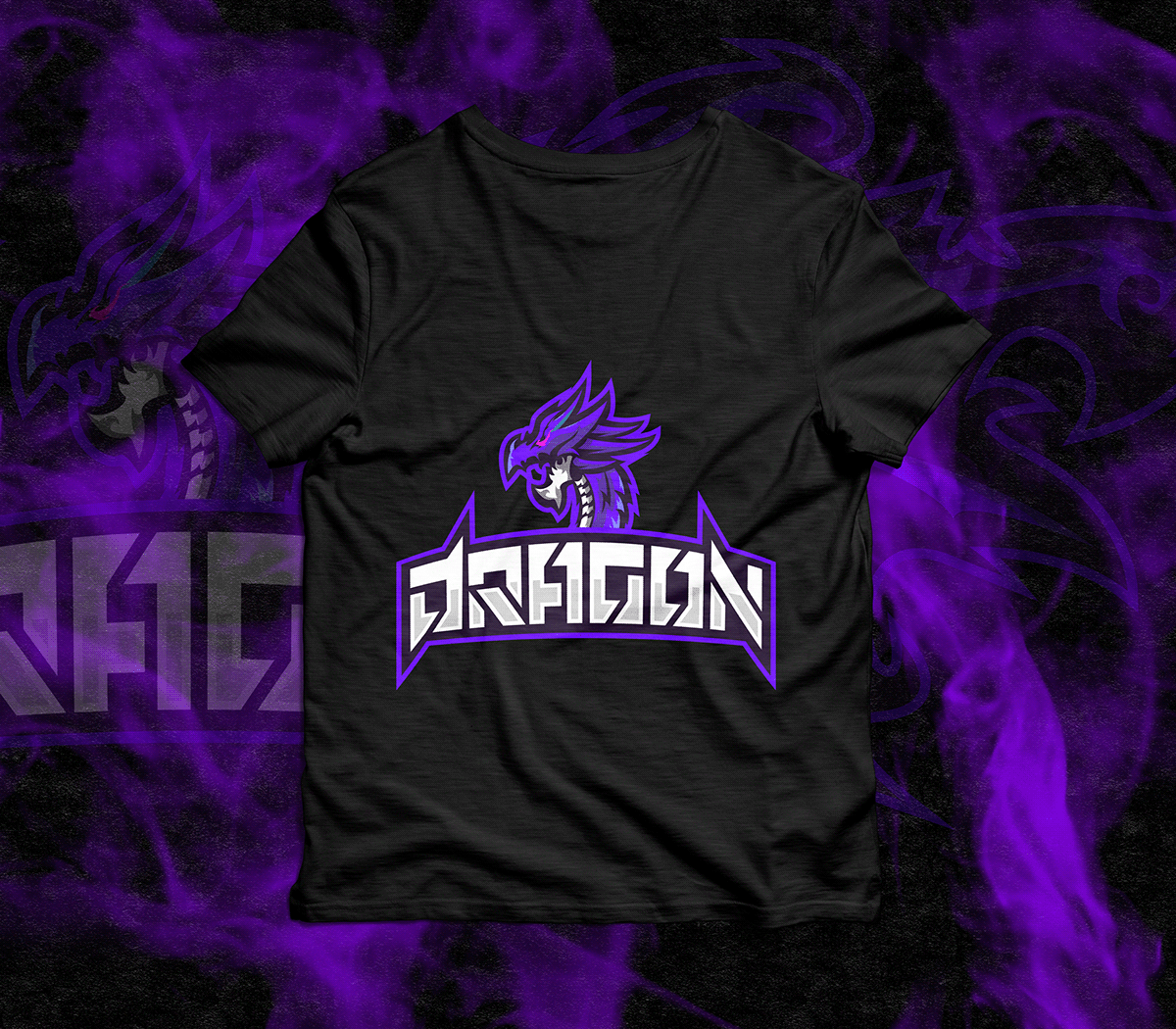  Fire Dragon Game Logo Project On Behance