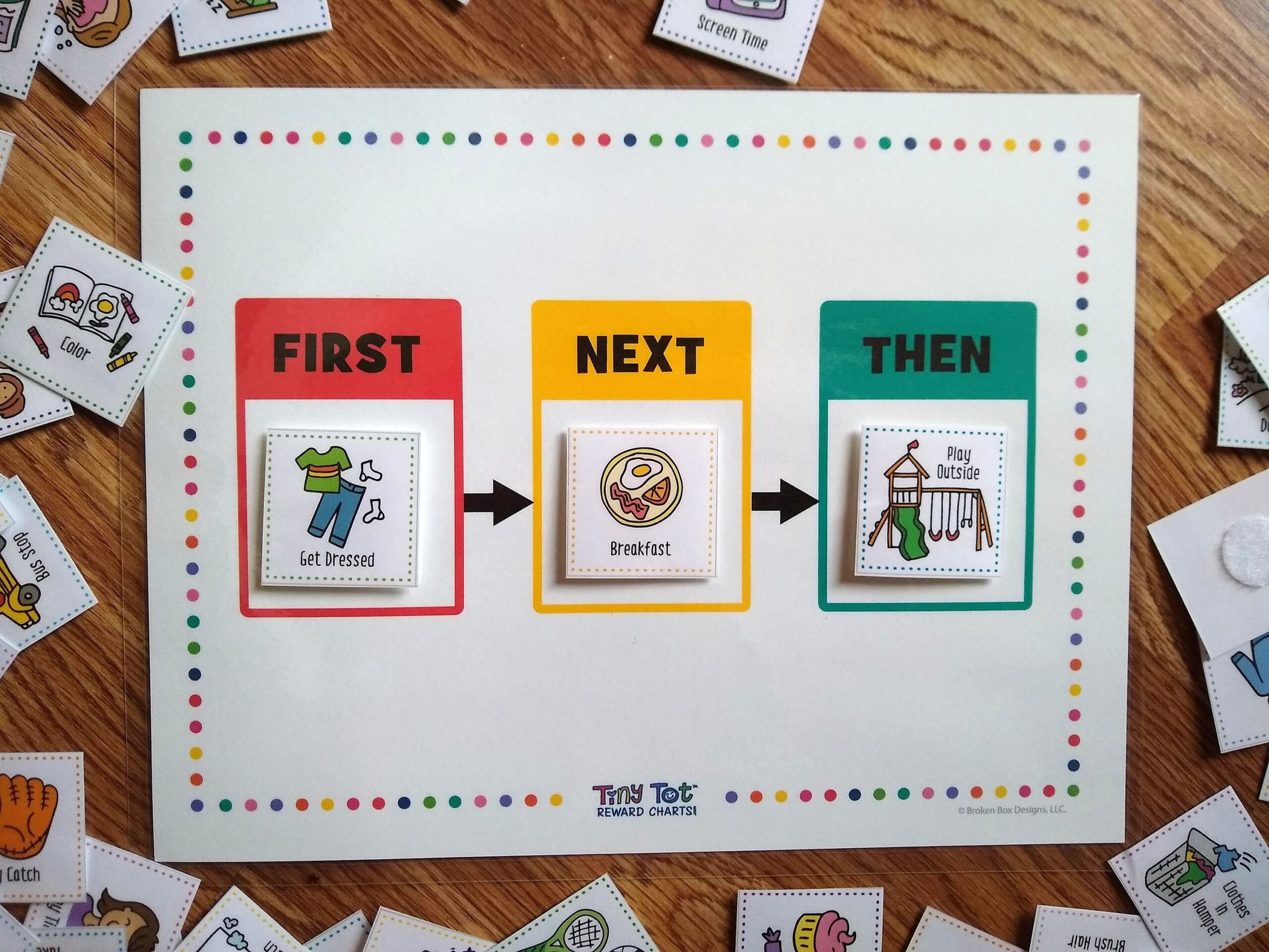 First Then Picture Cards Printable
