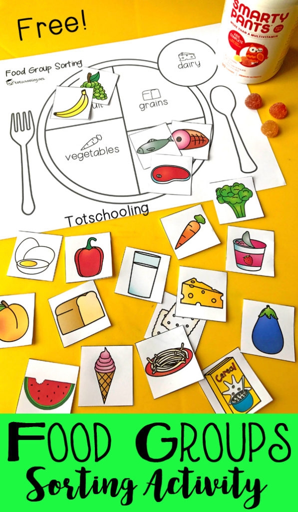 Food Group Sorting Printable Thrifty Homeschoolers