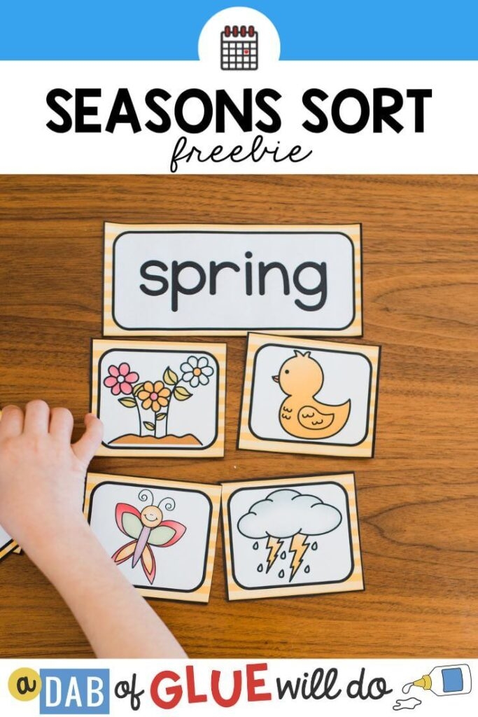 Four Seasons Sorting Activity Free Printable Free Printables Hub