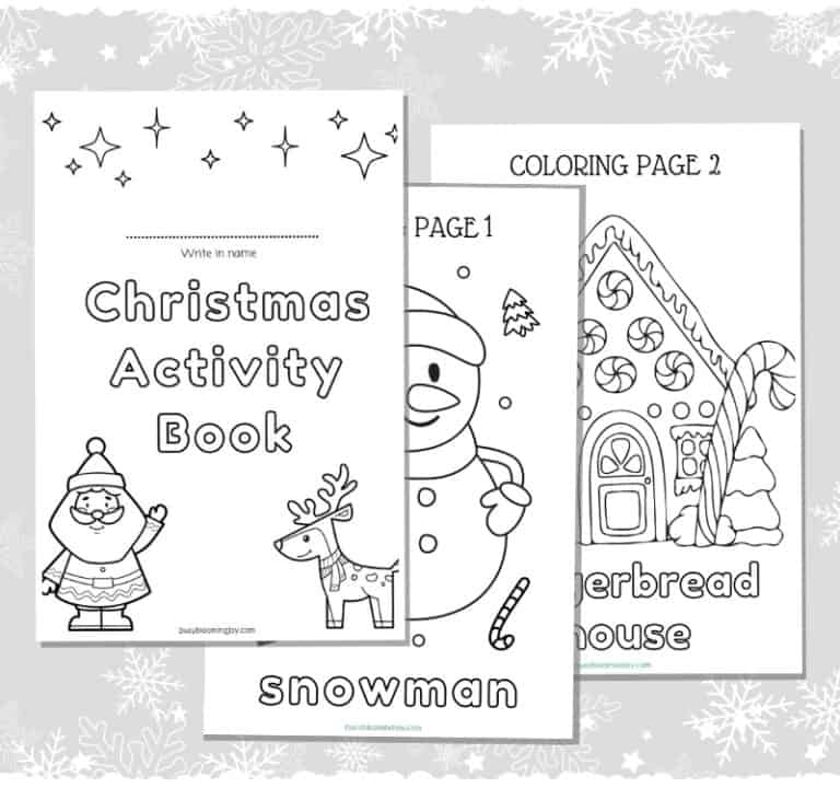 FREE 17 Page Christmas Activity Booklet Printable For Kids