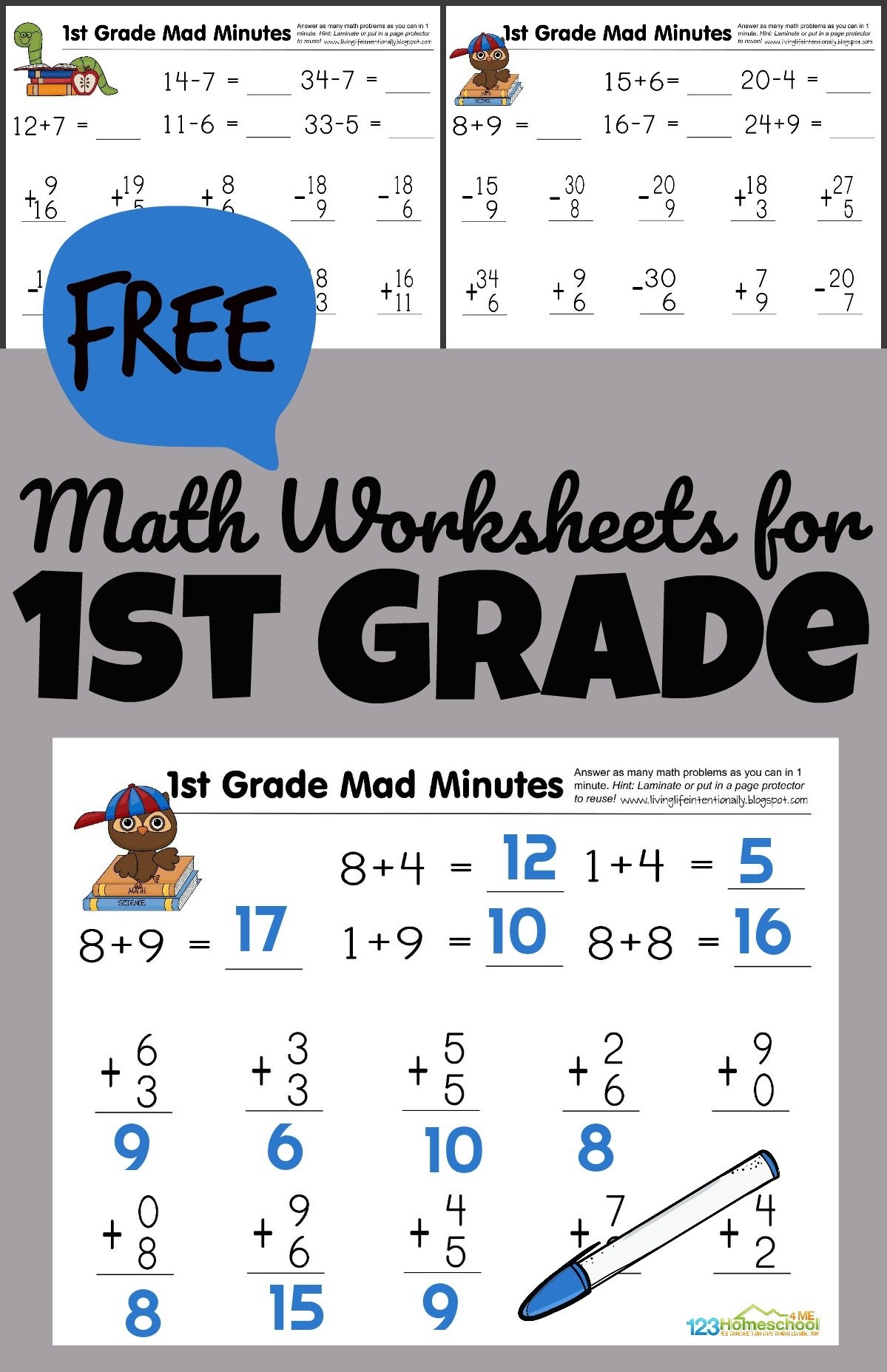 free printable 1st grade math games