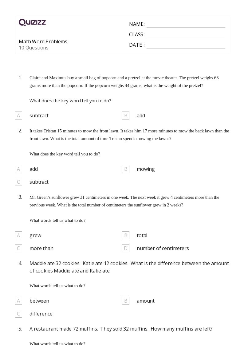 7th grade math word problems worksheets