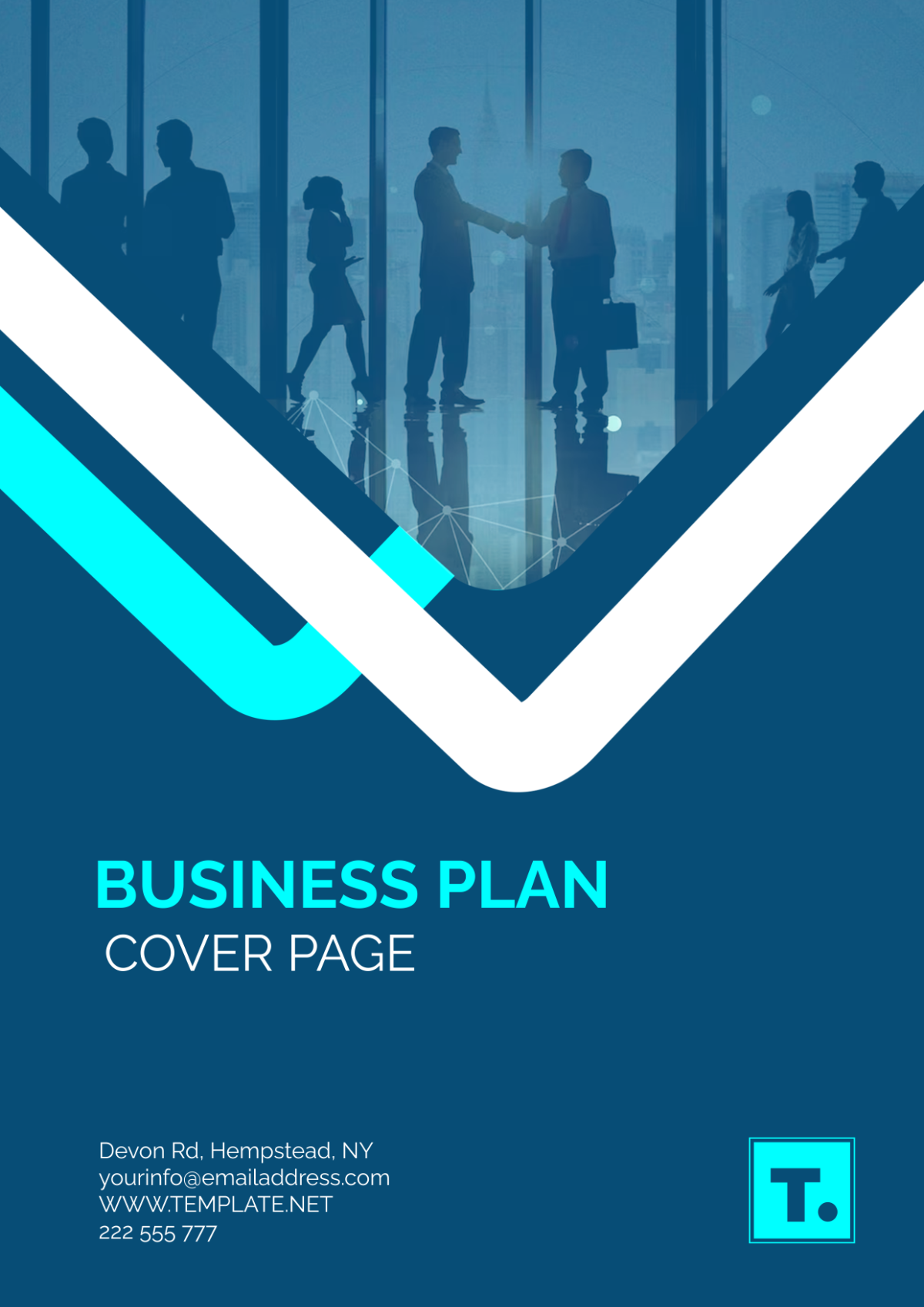 Free Business Plan Cover Page Template To Edit Online
