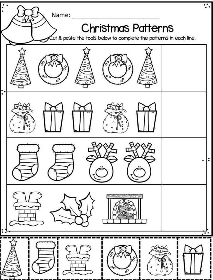 FREE Christmas Worksheets For Preschool Christmas Worksheets