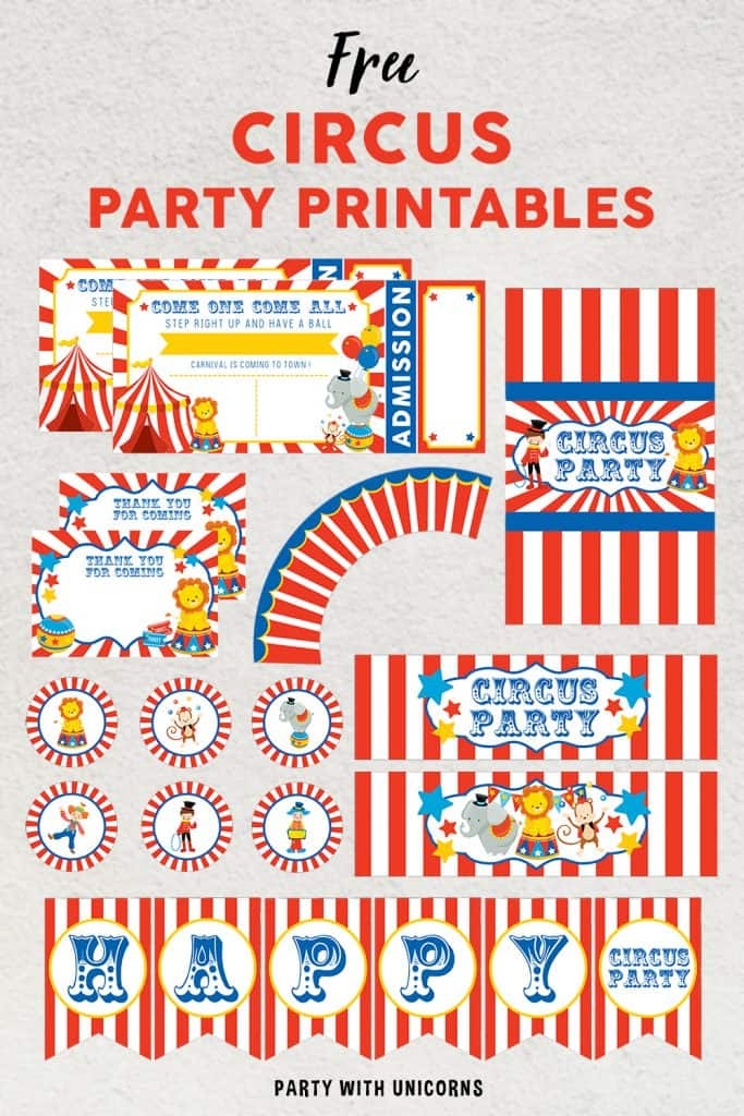free printable circus pictures