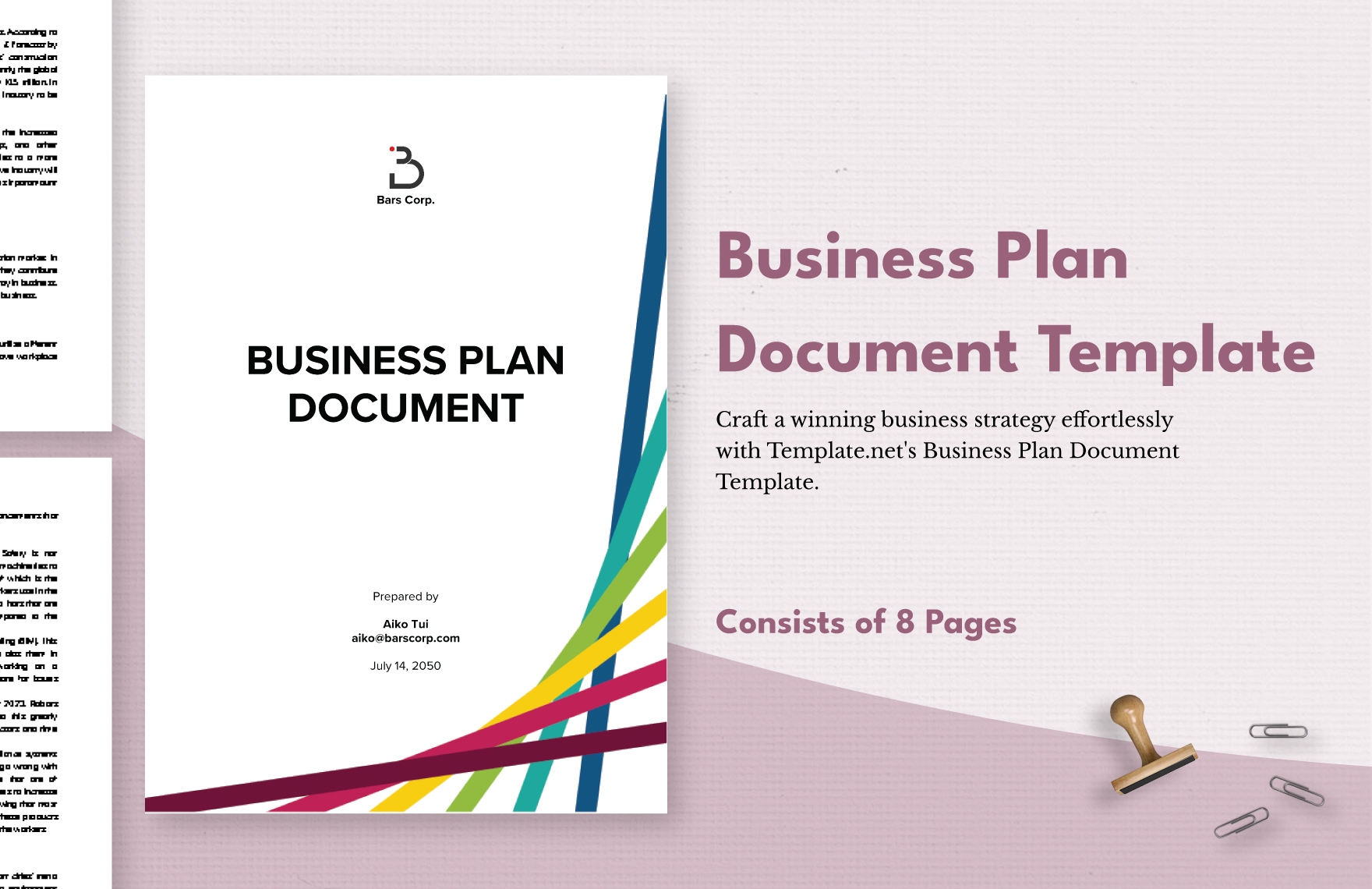 FREE Company Business Plan Google Docs Template Download Template