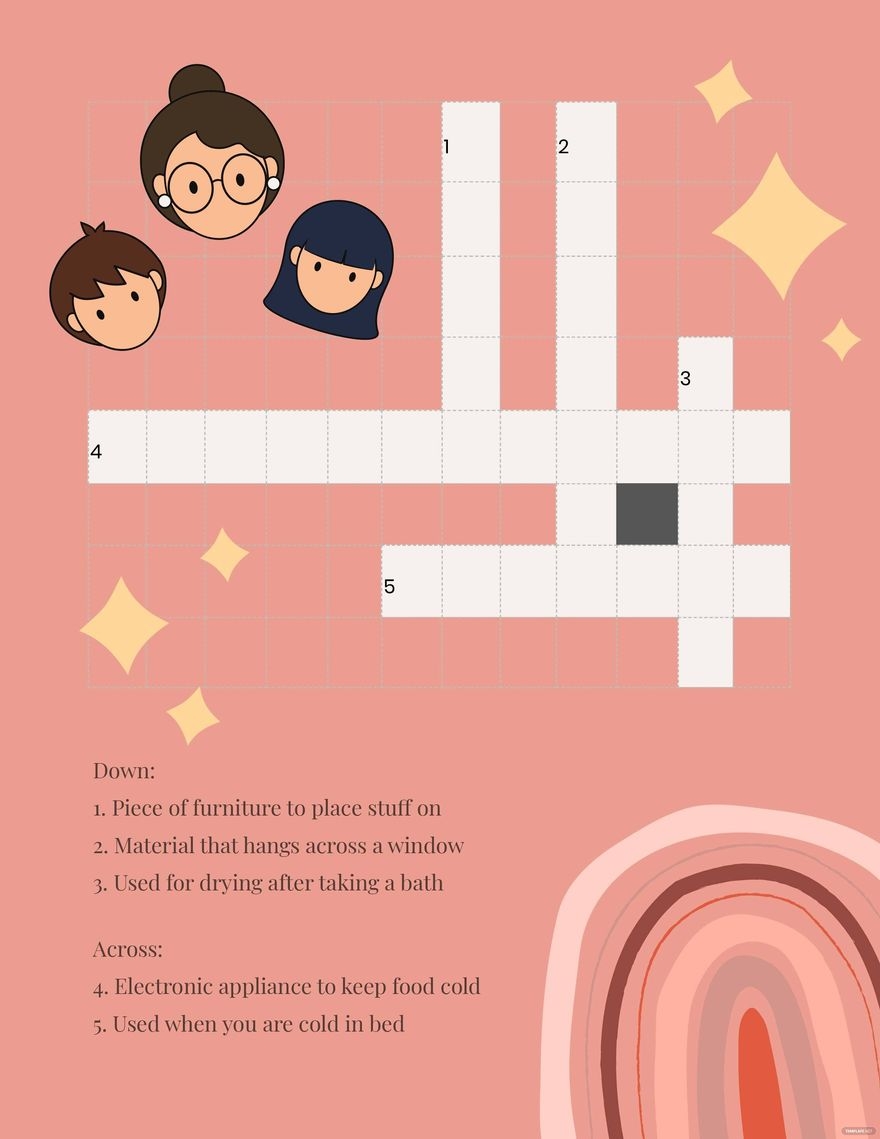 Free Crossword And Mini Crossword Templates Edit Online Download 
