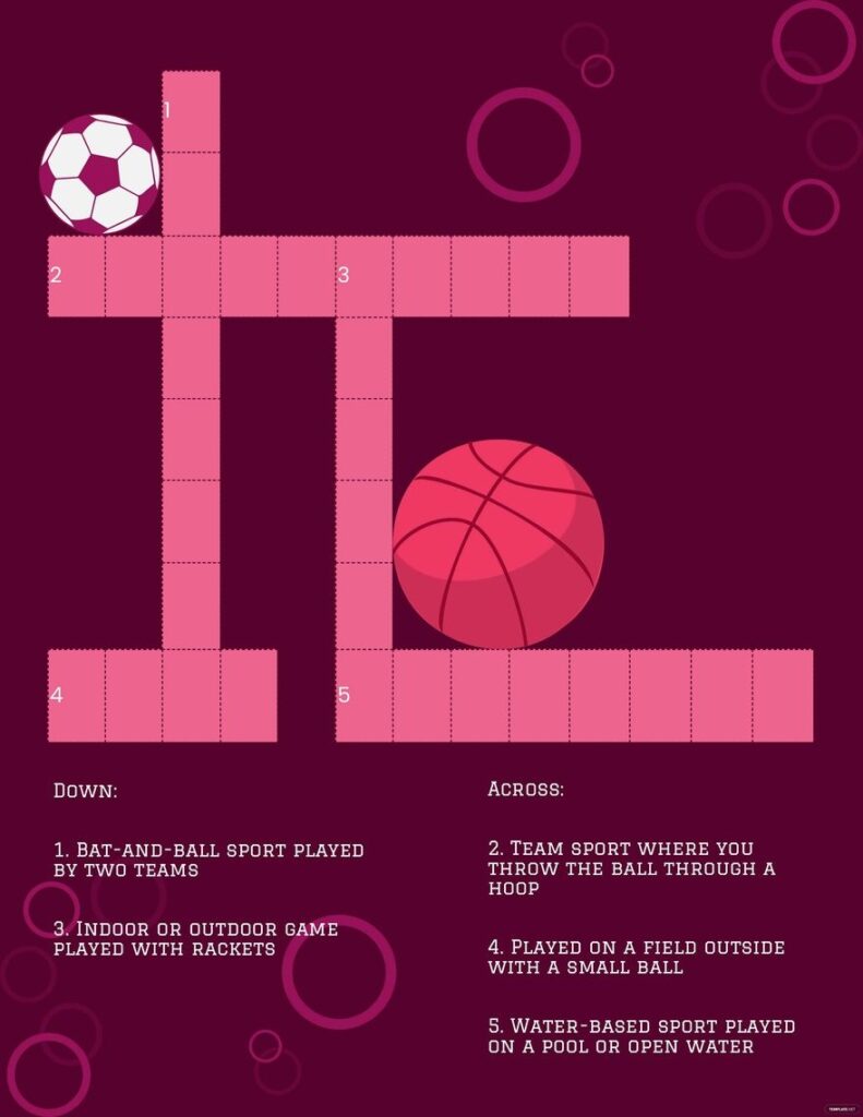 Free Crossword And Mini Crossword Templates Edit Online Download