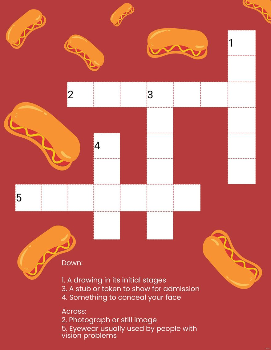 Free Crossword And Mini Crossword Templates Edit Online Download 