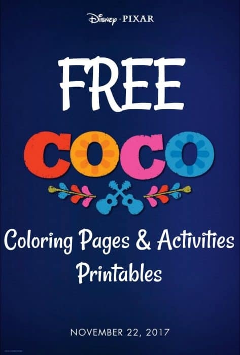 Free Disney 39 s Coco Movie Printable Coloring Pages MidgetMomma