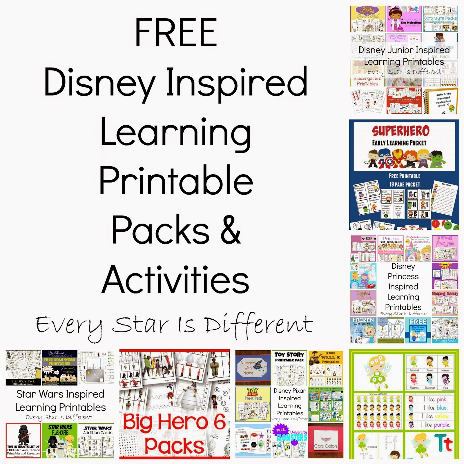 Free Disney Activity Printables
