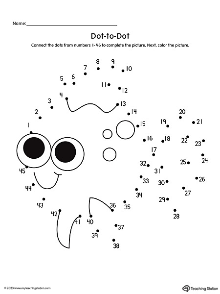 dot printable activity sheets