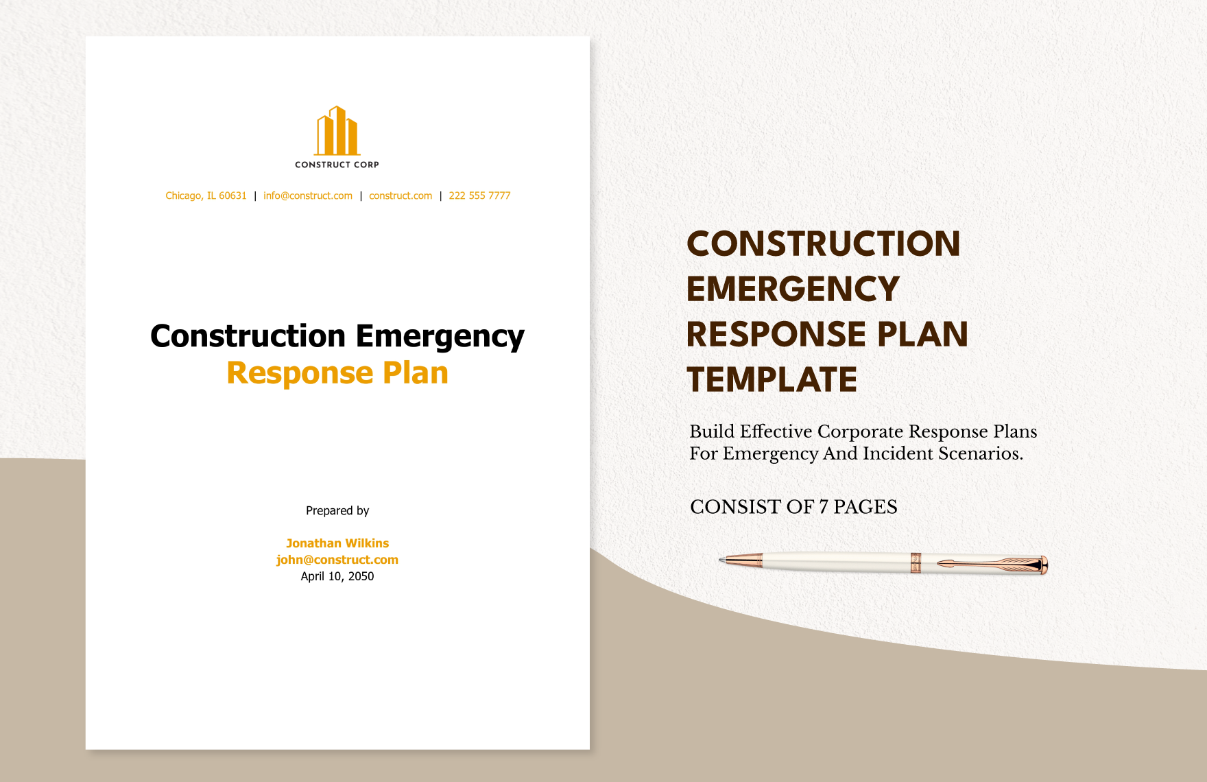 Free Emergency Action Plan Templates Editable And Printable