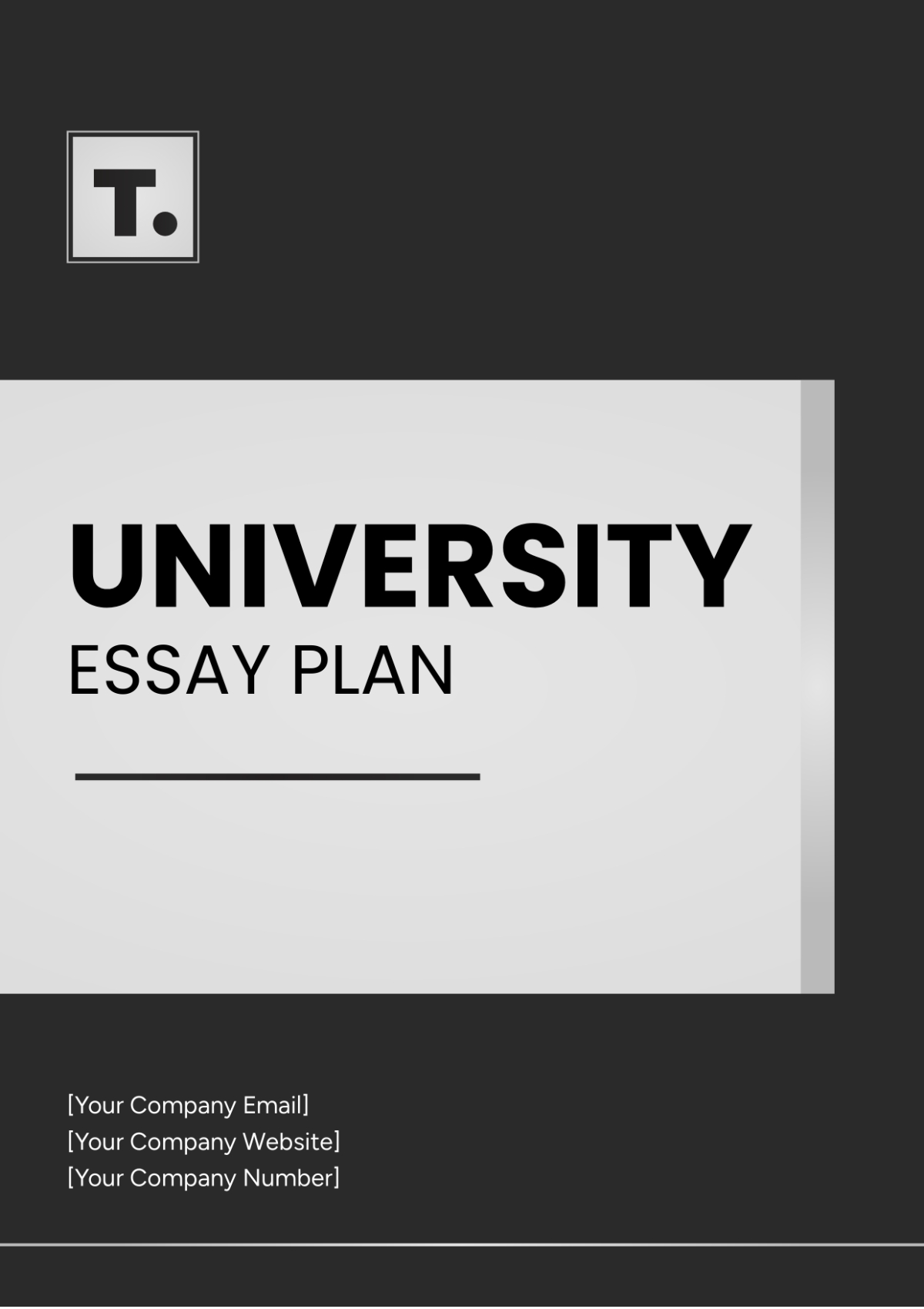 Free Essay Plan Templates Editable And Printable
