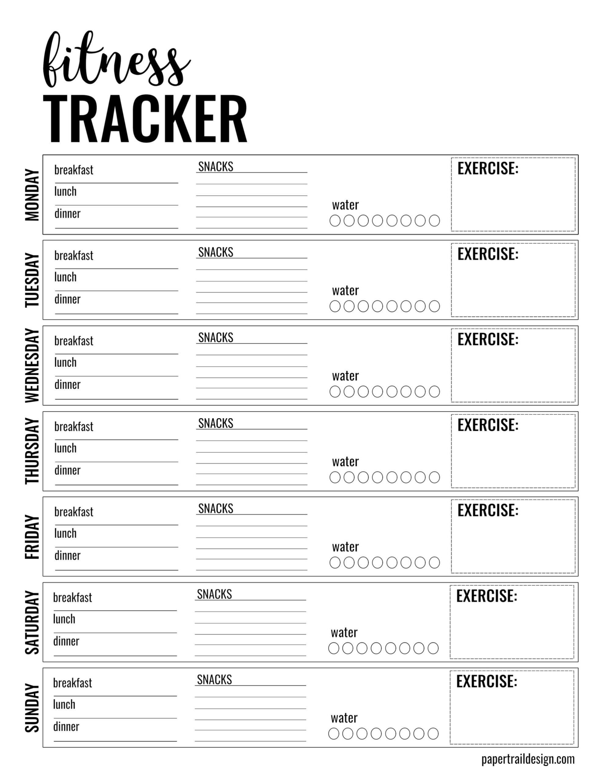 free printable exercise pictures
