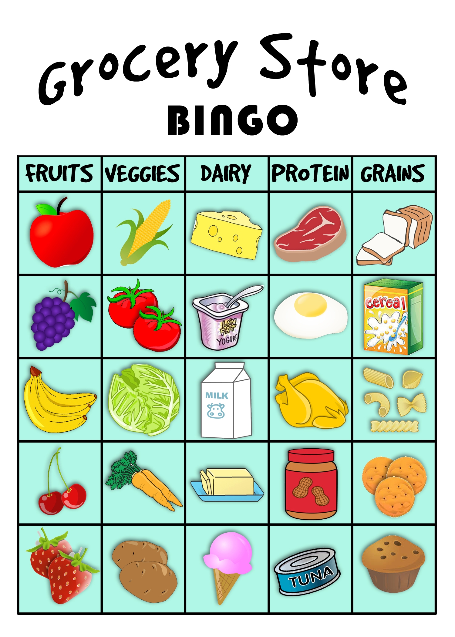 Free Food Group Printables Printable Templates