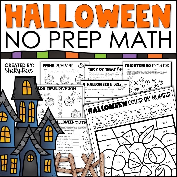 fun halloween math worksheets