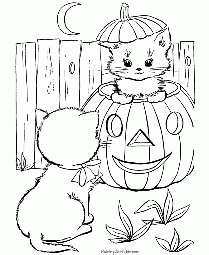 free printable halloween pictures to colour