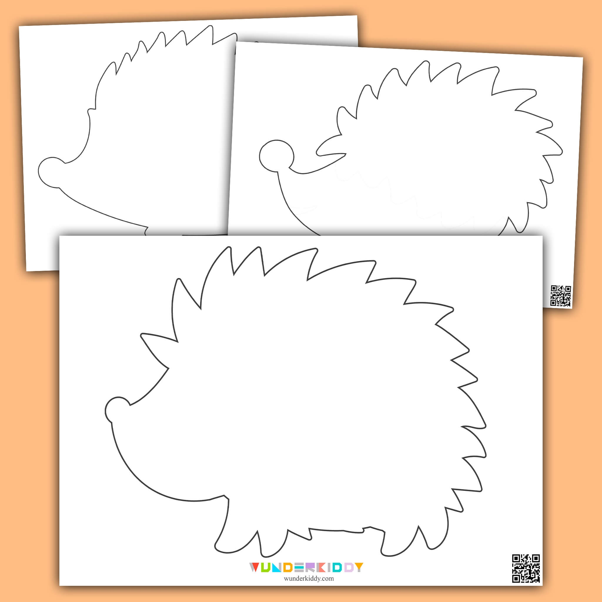 Free Hedgehog Printables