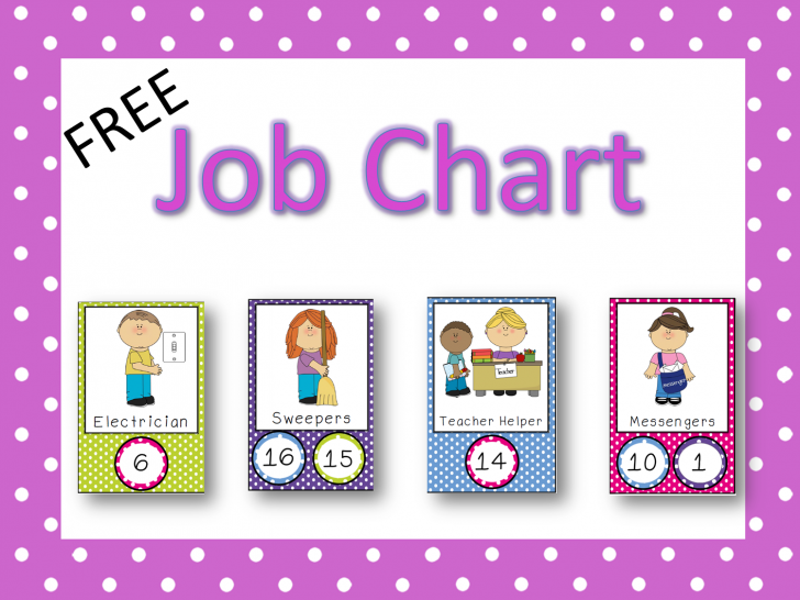 FREE Job Charts Job Chart Preschool Job Chart AlphabetWorksheetsFree