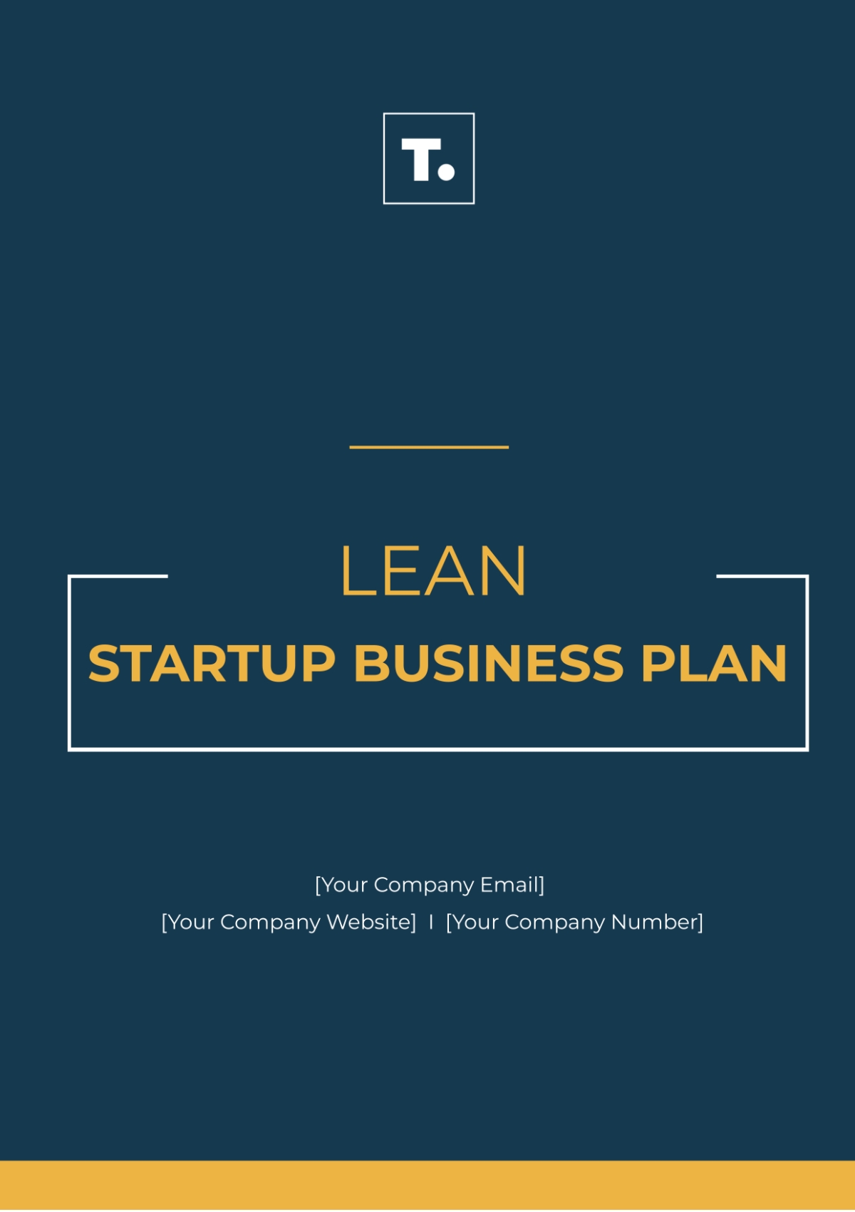 Free Lean Startup Business Plan Template To Edit Online